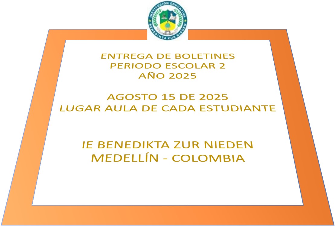 Entrega de boletines informativos , periodo 2
